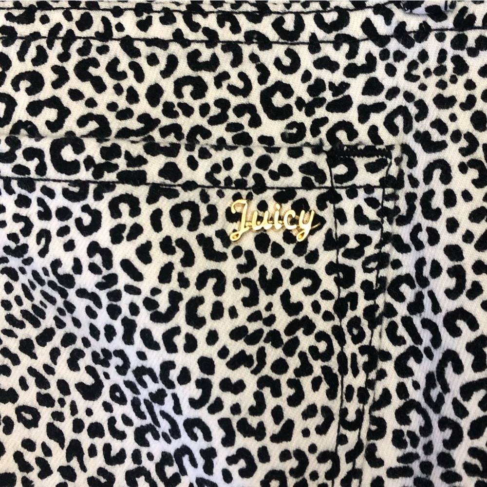 JUICY COUTURE SKINNY ANIMAL PRINTS IN BLACK AND WHITE COLOUR IN SIZE 28 - Picture 8 of 10